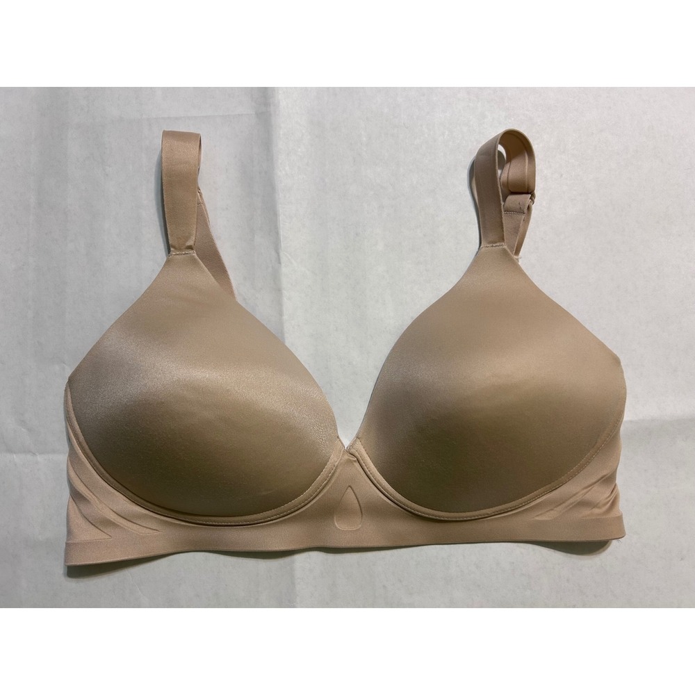 Bali Comfort Revolution Wireless Bra 3462 Nude Beige Size M/M Full Coverage